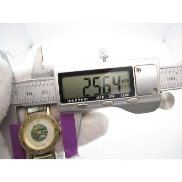 Vintage Gem Time Quartz WR Analog 25mm Dial Causal Round Watch (G355) - Picture 2 of 11